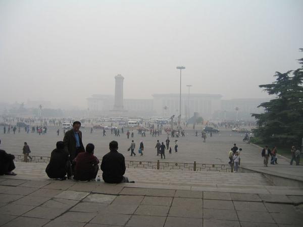 Grey View of Tiannamen Square