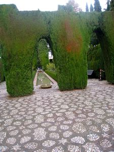 Gardens in la Alhambra