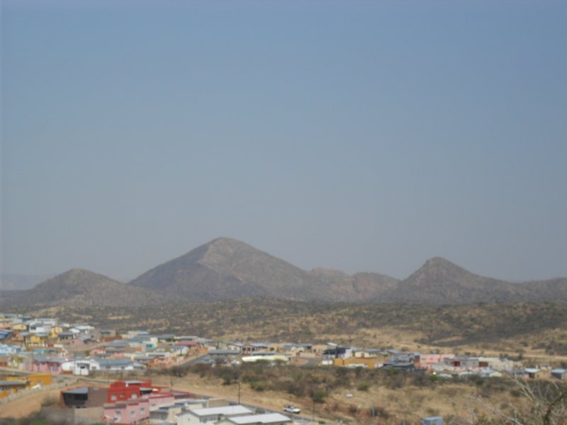 looking out over part of Windhoek