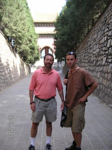 Joe and I at Kings Tomb