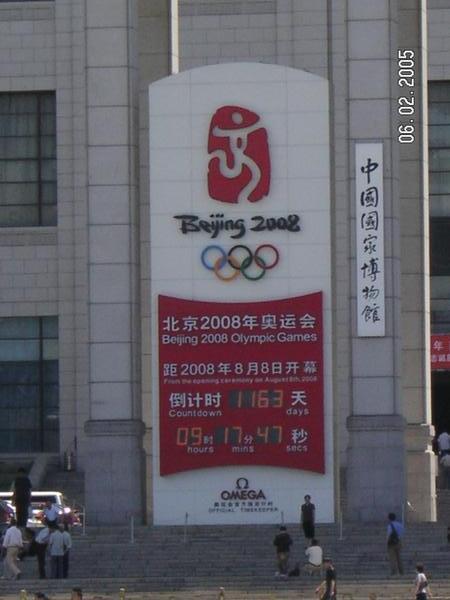 Olympic Clock in Teienimin Square