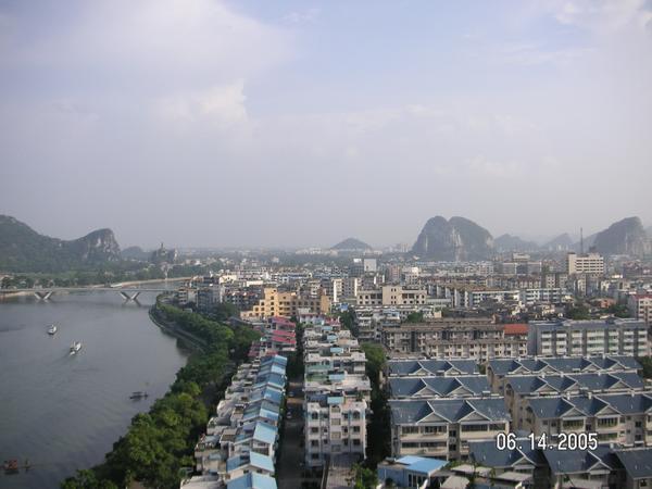 Guilin from top of Elephant Hill