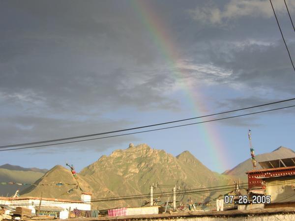 Rainbow in Lhasa