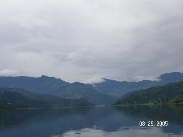 Phewa lake in Pokhara