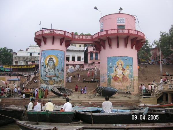 Ganges Ghat and gods