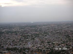 The vast city of Jaipur from Nahargarh
