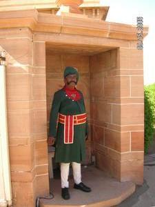 Umaid Bhawan Palace guard