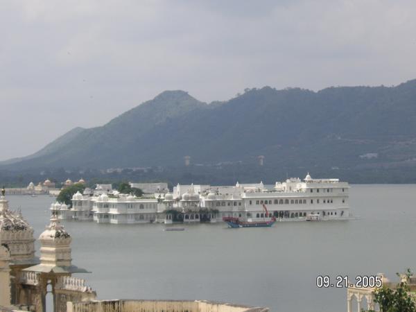 Lake Palace from hotel roof