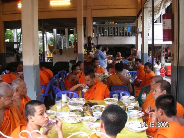 Monks at Lunch