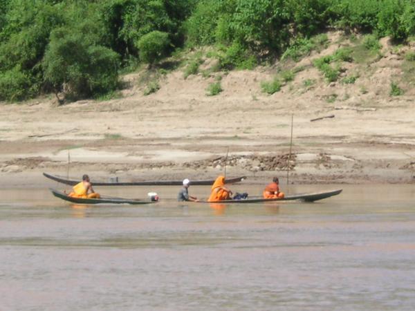 Monks on the Mekong