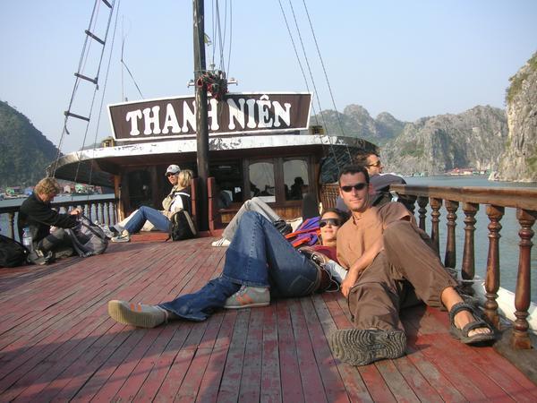 Boat back to Hanoi