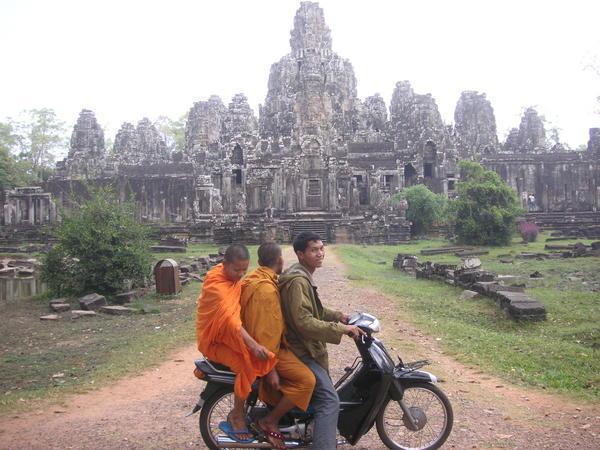 Monks at temple