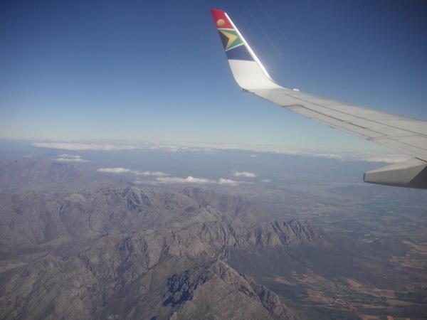 Mountains surrounding Cape Town