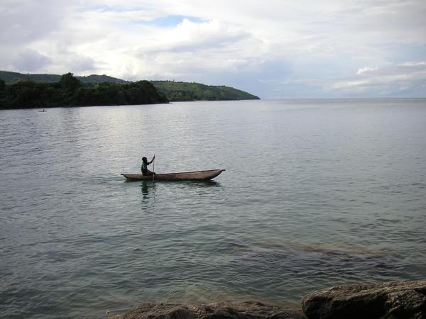 Boy on Lake Malawi