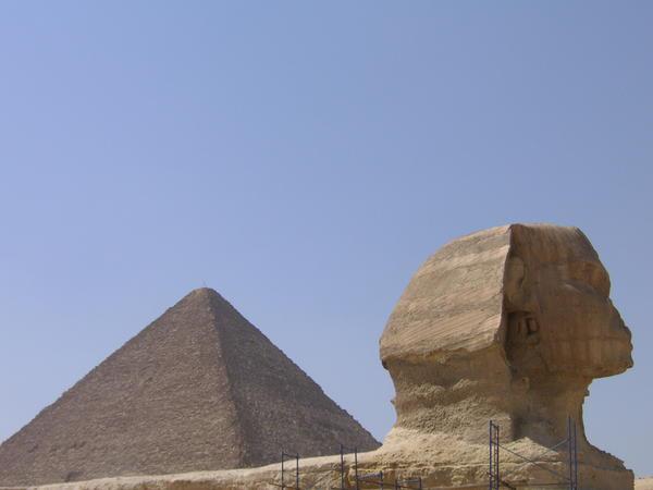 Sphinx and Pyramids of Giza
