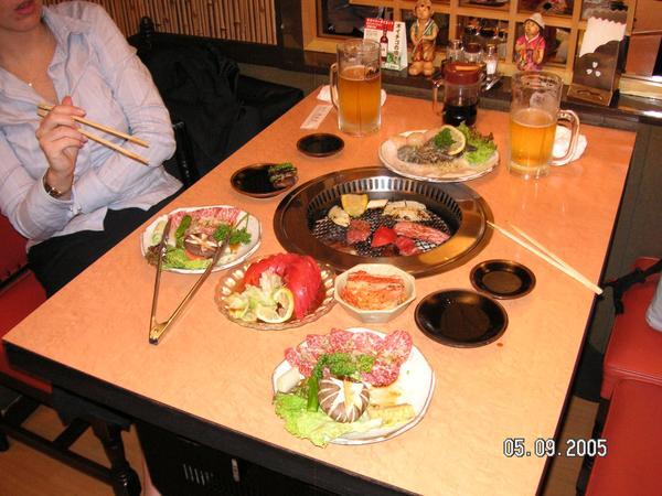 Dinner in Tokyo