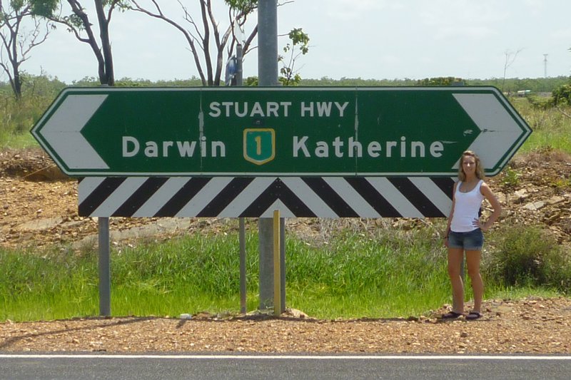 Darwin to Katherine Sign