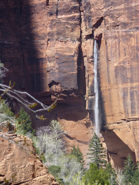 Zion waterfall