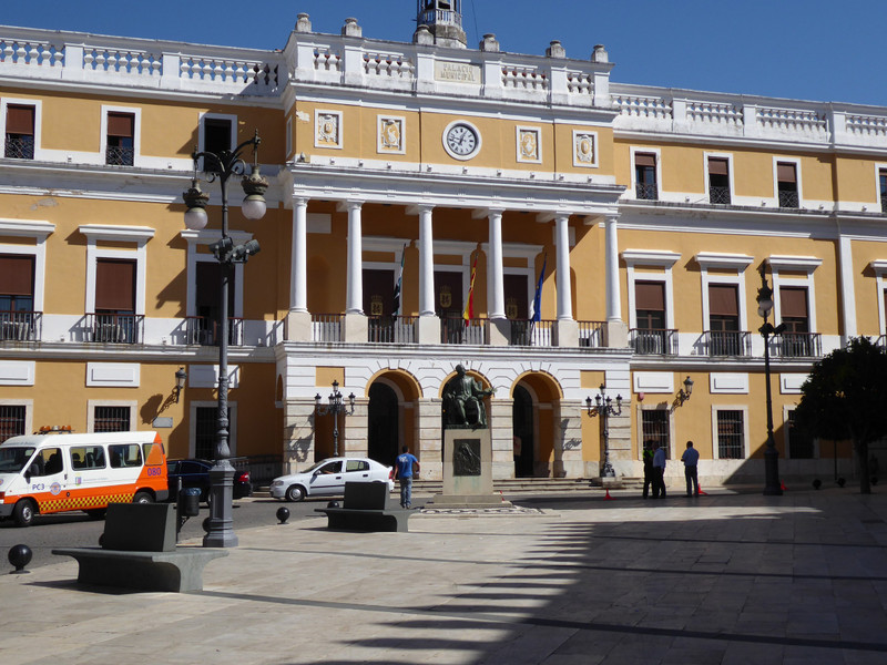 The town hall in Badajoz 