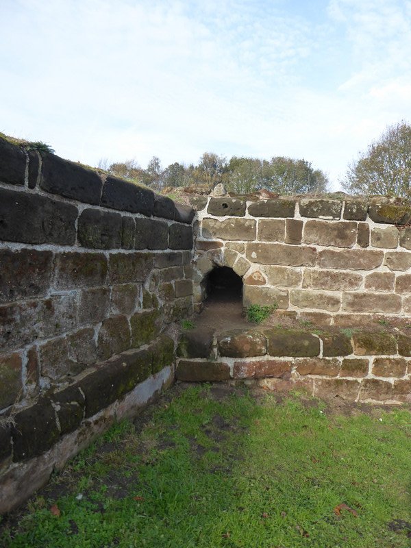  A corner of the castle with latrine 