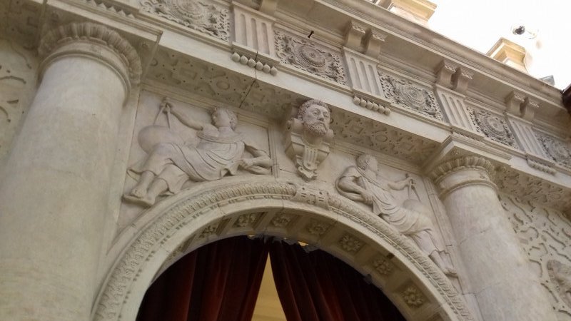 details from the plasterwork 