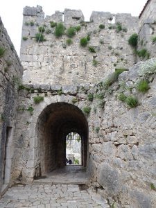 One of the gateways to the castle 