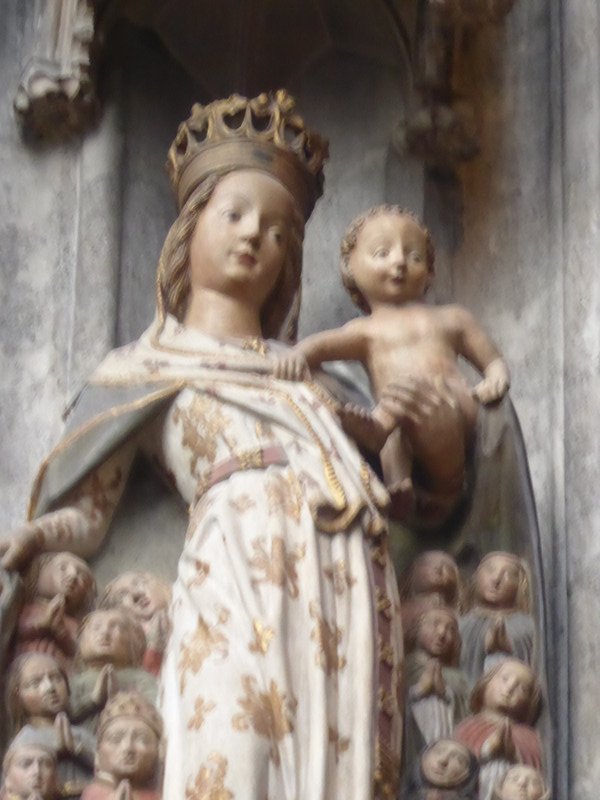 The madonna and Christ Child at the Dom 