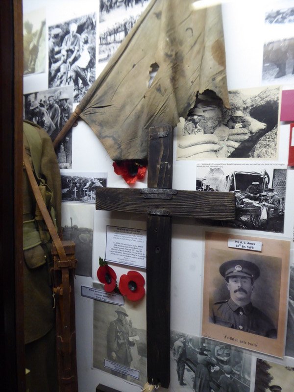 There were more and more cases full of items from WW1