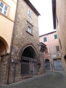 a medieval alleyway 