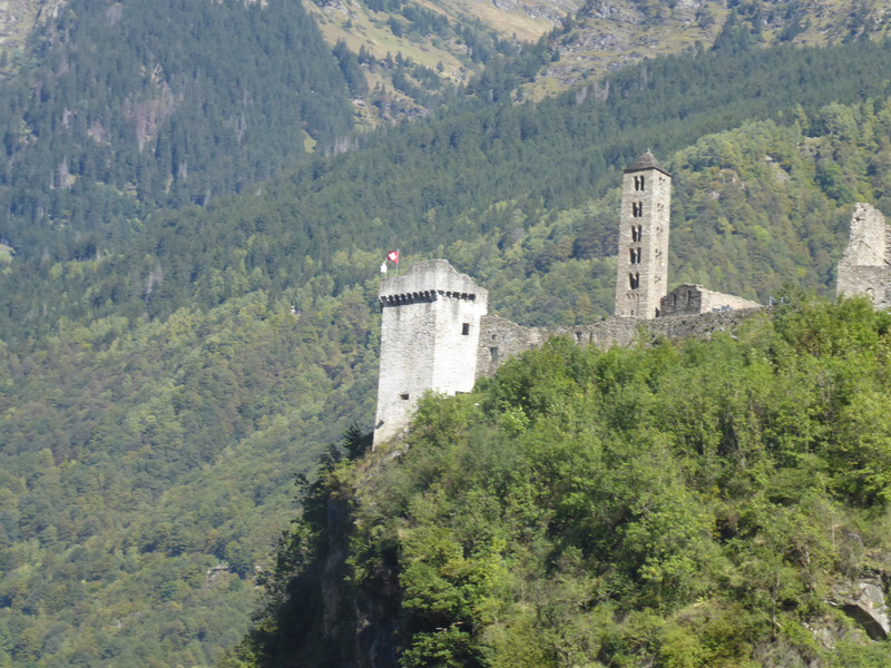 One of the many hillside castles along the route 