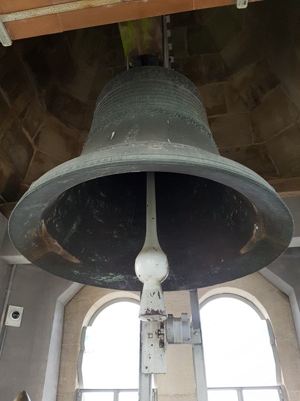 the bell which is rung twice daily 
