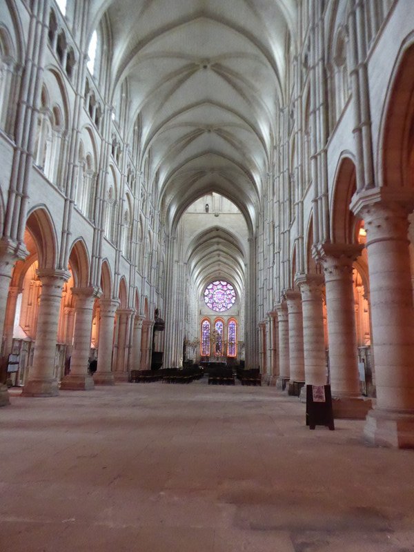 Inside in Laon Cathedral 