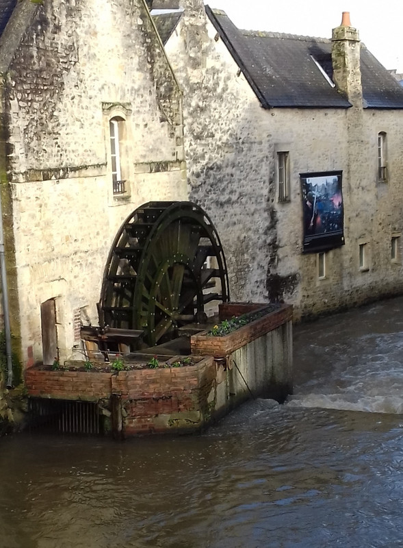 The water wheel in the Tanners Quarter 