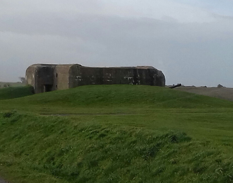 A bunker from a distance 