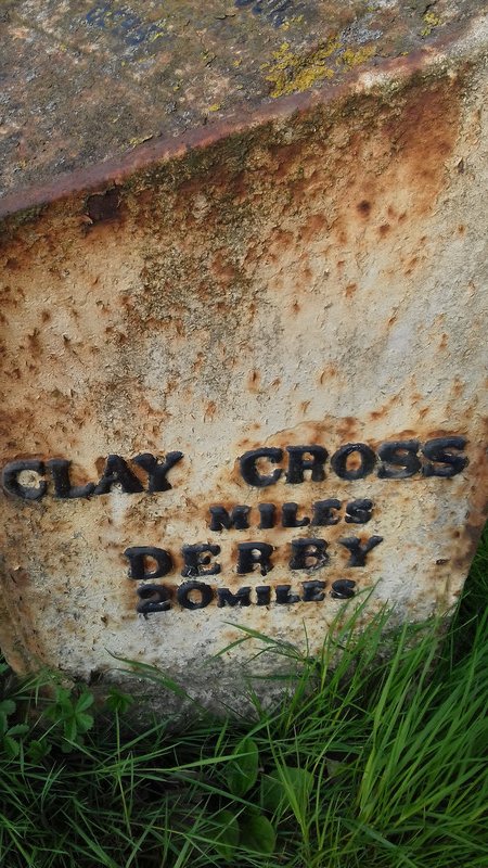 Not sure how far Clay Cross is away but I know how many miles I am from Derby 