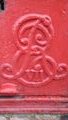 A quite rare cypher on an Edwardian post box 