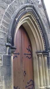 I love doorways - a Victorian mock gothic doorway 