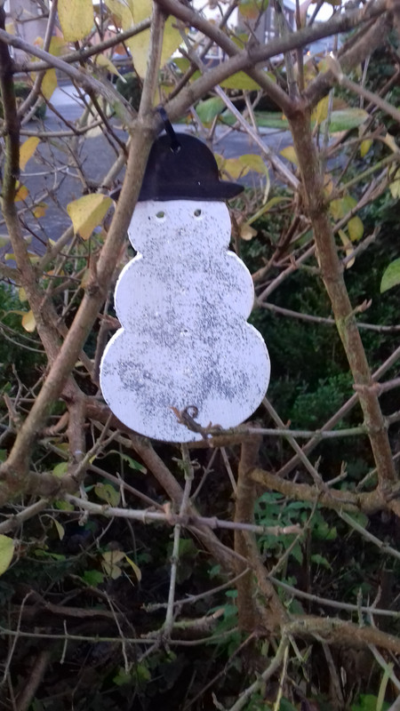 The snowman in the tree 