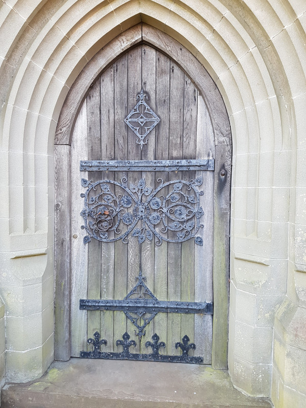 Church doors are always fascinating even when they are closed  Calverhall Church 