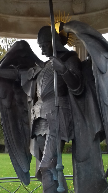 St Michael in the war memorial