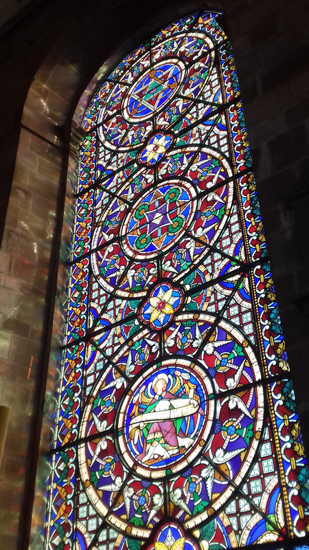 more of the stained glass 