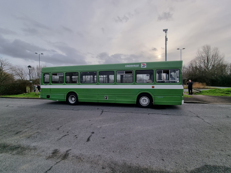 The green crosville bus 