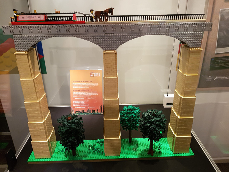 Pontcysyllte Aqueduct in Lego bricks 