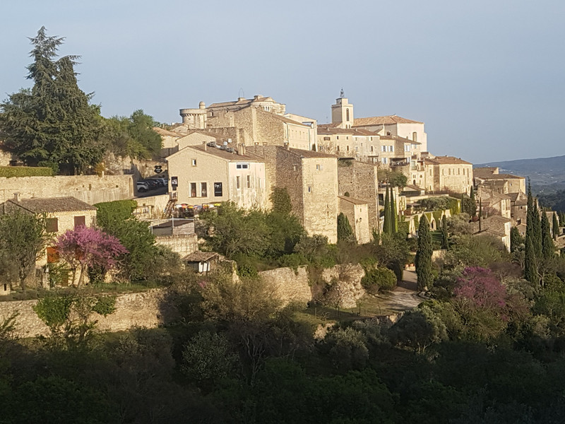 Gordes from across the valley 