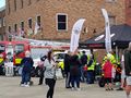 Ambulances , fire engines and the police 