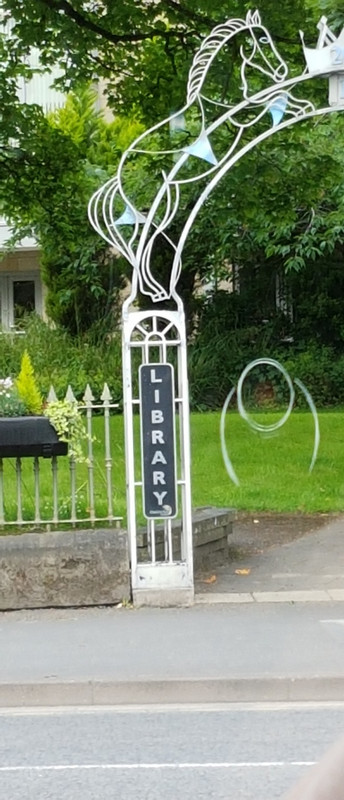 The new library arch 