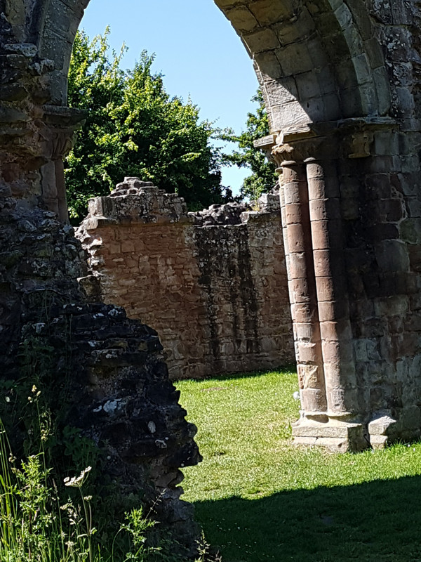 Looking through to what might have been the cloister 