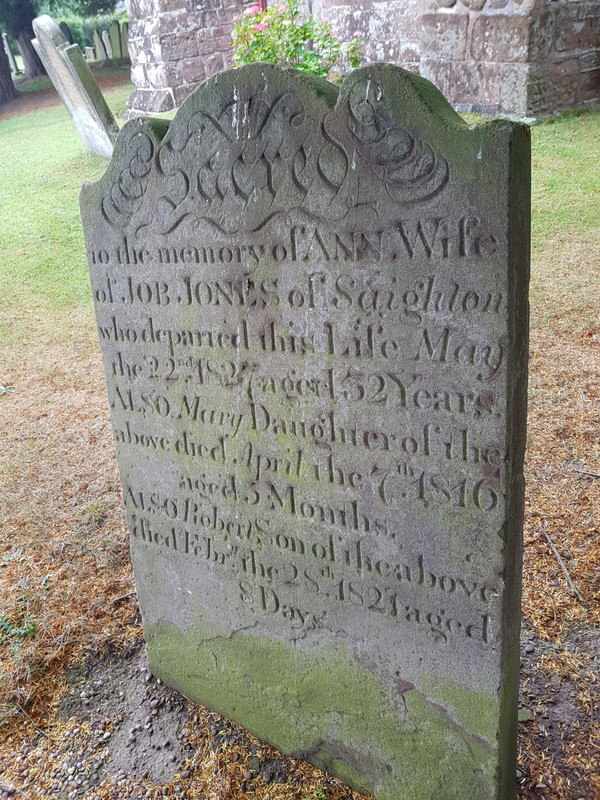 Many of the gravestones were in wonderful condition 
