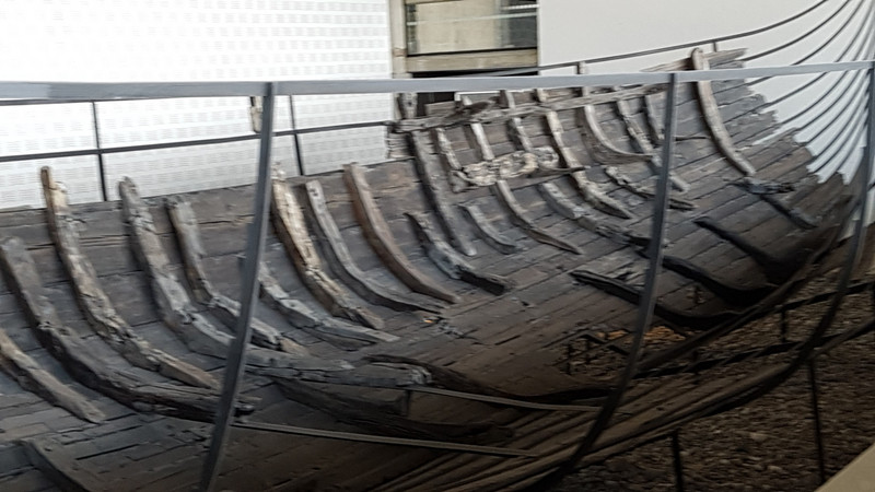 The skeleton of the ship 