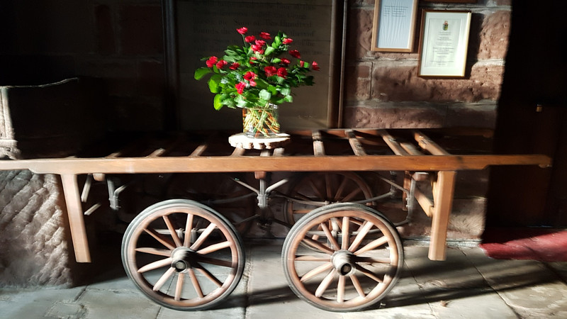 The hearse cart with the poppies 